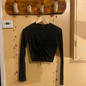 🌹TRUE RELIGION BLACK LONG SLEEVE TUNNEL TOP Brand new never worn no tags
